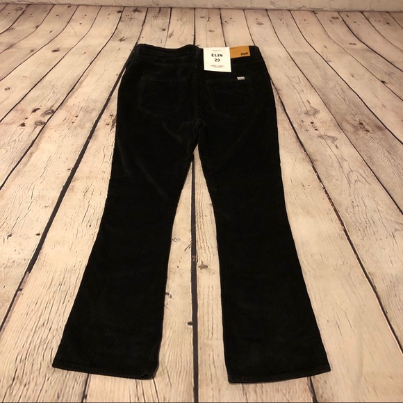 Anthropologie Black Corduroy Pants The Cords - Picture 6 of 8